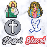 Religious Shoe Charms 5 PC SET