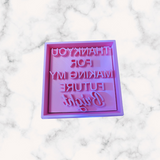 Teacher appreciation cookie cutters, with stamp