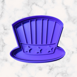 4th of July Firework, Glasses, Top Hat, Rocket, Cookie Cutter  Stamp