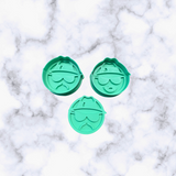 Lowrider Face and Bomb Car Cookie cutter and Stamp