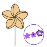 Flower Plumeria Cake Pop Mold W Embosser
