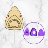 Shark Cake Pop Mold W Embosser