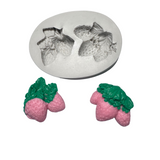 2-Cavity STRAWBERRY BUNCH MOLD