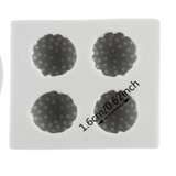 4-Cavity Strawberry Silicone Mold 1 Pieces