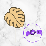 Leaf Cake Pop Mold (Tropical )W Embosser