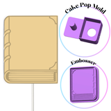 Book Cake Pop Mold and Stamp