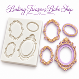 Royal Heirloom Ornate Frame Silicone Mold – 4 Designs