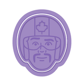 Canadian Hockey Player Cookie Cutter & Embosser Stamp