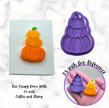 Stacked Pumpkins with Stamp Option