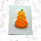 Stacked Pumpkins with Stamp Option