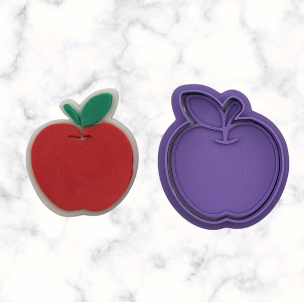 Apple Cookie Cutter and Stamp