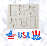 4th Of July Silicone Mold