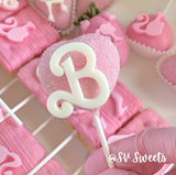 Doll Letter B Doll Silicone Mold or Cookie  Fondant cutter Debossed 2 sizes