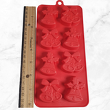 Christmas Bells Treat , Ice, Wax , Silicone Mold