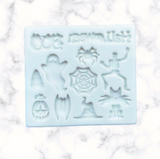 Halloween Theme 8 silicone mold