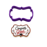 Ornate Frame Plaque Cookie Cutter