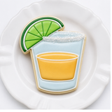 Lime Shot Glass Cookie Cutter & Embosser Set
