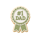 #1 Dad Award Ribbon Cookie Cutter & Stamp Set
