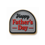 Happy Father’s Day Plaque Cookie Cutter & Stamp Set