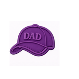 Dad Baseball Cap Cookie Cutter & Stamp – Father’s Day Hat Design