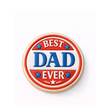 Best Dad Ever Round Cookie Cutter & Stamp Set