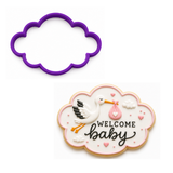 Cloud Plaque Cookie Cutter