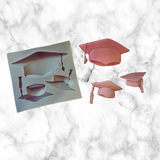 Graduation Cap Doctoral Cap and Tassel Silicone Mold