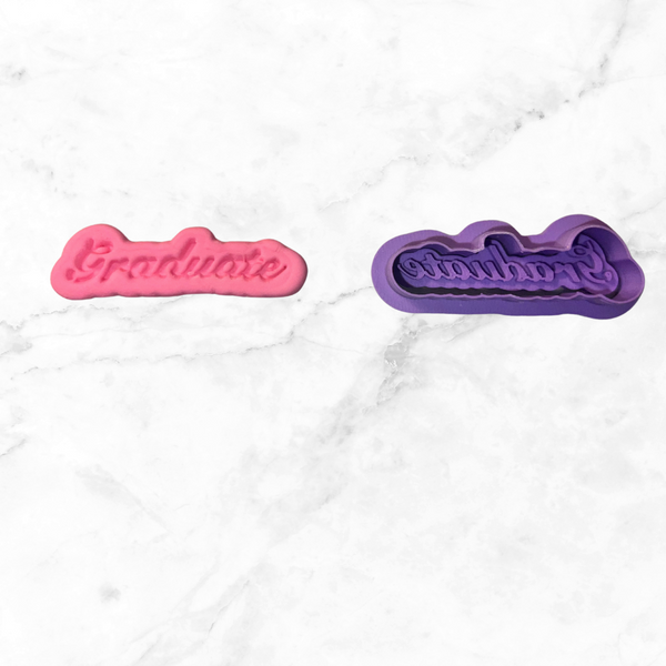 Graduate  Cookie Cutter and Stamps
