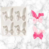 Bunny Ears Quad Bunny Silicone Mold