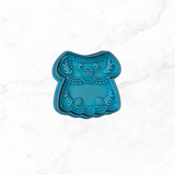 Dress Bestio Otomi Embroidery Cookie Cutter n Stamp