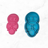 Rattle De Barro Cookie Cutter n Stamp