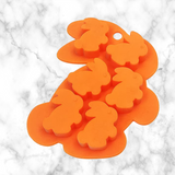 Easter Bunny Cute 3D Rabbit Bunny Silicone DIY Mold Mould Soap Cube Tray 6 Cavity