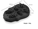 Skull Cake and Ice tray Silicone Molds