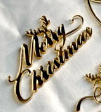 Christmas acrylic Toppers