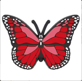 Butterfly Shoe Charms