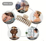 khaki set 6Pcs Women Fashion Claw Clips Set