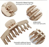 khaki set 6Pcs Women Fashion Claw Clips Set