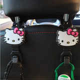 2Pcs Cute Cat HK Auto Headrest Hook Kawaii Car Back Seat Organizer