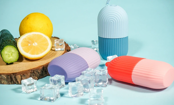 Livs  Ice Roller for Face and Eye, Ice Face Roller,Facial Beauty Ice Roller Skin Care Tools, Ice Facial Cube, Gua Sha Face Massage, Silicone Ice Mold for Face Beauty