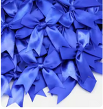 12 Ct  Royal Blue Bow Satin Ribbon