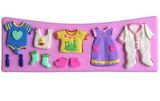 Baby Clothes Silicone Mold 3D