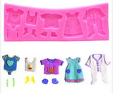 Baby Clothes Silicone Mold 3D