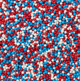 Red, White and Blue Nonpareils