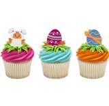 Easter Egg-Cited for Easter Cupcake Rings 12 ct