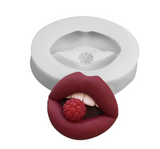 LIPS - Lips with raspberry ,cherry, and other  Silicone Mold