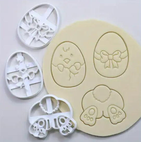 EasterEgg Chick Bunny Cookie Cutters