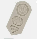 Superhero Trio Silicone Mold