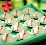 Mini 24-Cavity Semi Sphere Silicone Mold, Baking Mold for Making Chocolate, Cake, Jelly, Dome Mousse