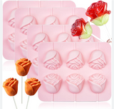 Mothers Day Rose Shape 1 Count 6 Cavity Mothers Day Silicone Mold