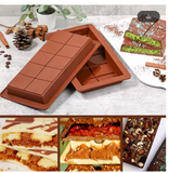 Chocolate bar Silicone Mold 1 Inch Deep